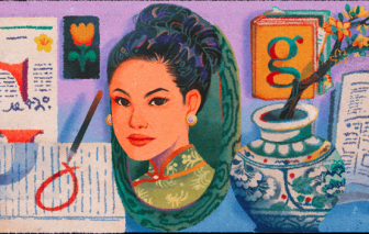 Google Doodle tôn vinh nhà thơ Sương Nguyệt Anh - con gái cụ Đồ Chiểu