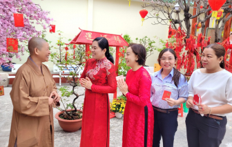 Hội LHPN TPHCM thăm các chùa ni và các hội quán nhân dịp tết Nguyên tiêu