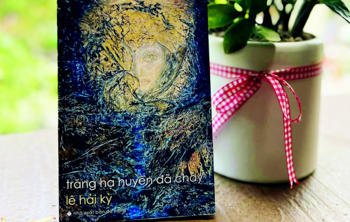 Hạ huyền vừa cháy một miền trăng