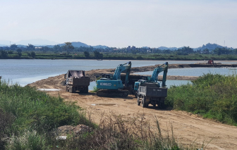 Lộ diện công ty trúng đấu giá mỏ cát hơn 53ha trên sông Trà Khúc