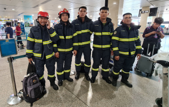 Lực lượng cứu hộ cứu nạn Việt Nam sang Thổ Nhĩ Kỳ tham gia cứu người sau trận động đất kinh hoàng