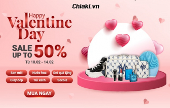 Chiaki.vn - Sale Valentine 14/2 giảm tới 50%