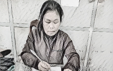 1 phụ nữ giả danh phật tử đi bán nhang, quyên góp tiền xây chùa