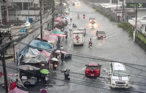 15 quận ở Bangkok sắp đối diện nguy cơ lũ lụt