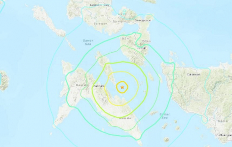 Động đất 6,1 độ Richter rung chuyển miền Trung Philippines, học sinh nghỉ học