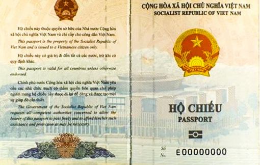 Cấp hộ chiếu phổ thông gắn chip điện tử từ 1/3