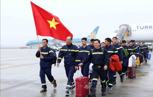 Đội tìm kiếm cứu nạn, cứu hộ Bộ Công an hoàn thành nhiệm vụ trở về nước