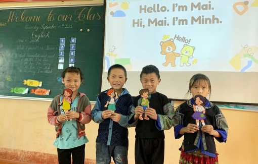 Mang giấc mơ tiếng Anh đến học trò vùng khó
