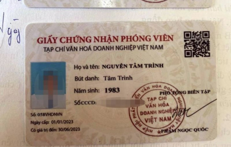 Khởi tố 2 đối tượng có giấy phóng viên, cộng tác viên đi tống tiền dân