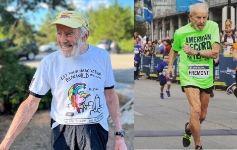 Cụ ông giữ 4 kỷ lục thế giới, 100 tuổi vẫn chạy marathon