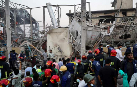 Ít nhất 36 người thương vong sau vụ nổ nhà máy oxy ở Bangladesh