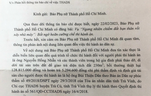 Vụ ngang nhiên chiếm đất của bạn thân: Sẽ cưỡng chế trong tháng 3/2023