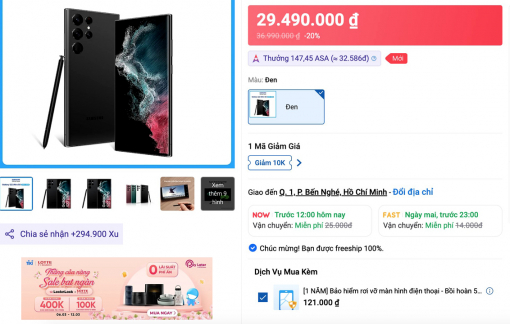 Cần xem kỹ mục bảo hiểm khi mua hàng online