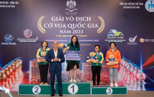 Giải Vô địch Cờ vua quốc gia 2023: TPHCM xếp nhất toàn đoàn