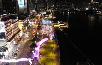 Bờ sông Sài Gòn bừng sáng với 1 triệu bóng đèn LED