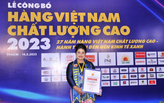 Vedan Việt Nam tiếp tục giữ vững danh hiệu "Hàng Việt Nam chất lượng cao" năm 2023