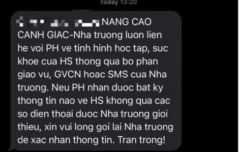 Nhà trường phải rà soát việc bảo mật thông tin của học sinh