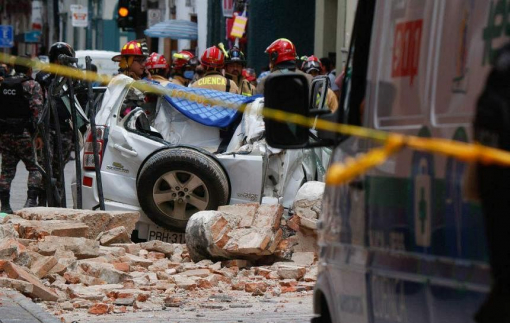 Ít nhất 12 người thiệt mạng sau trận động đất ở Ecuador