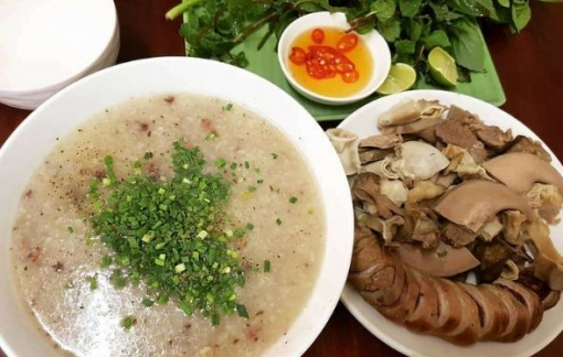 Cháo gạo rang bà Út Nết