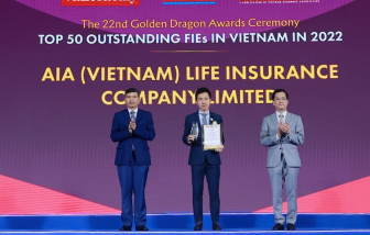 AIA Việt Nam nhận giải thưởng Doanh nghiệp chuyển đổi số xuất sắc