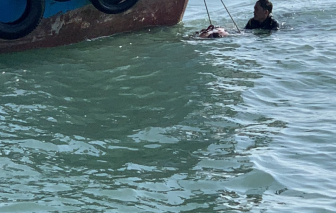 Tàu cá gặp nạn trên biển Cần Giờ, 1 người tử vong