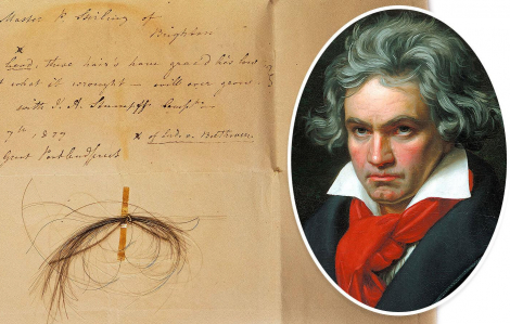 Gần 200 năm sau ngày mất, mẫu tóc của Beethoven được mang xét nghiệm