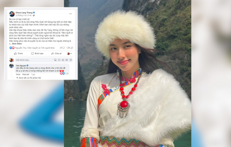 Hoa hậu Thùy Tiên xin lỗi vì mặc đồ Mông Cổ chụp hình ở sông Nho Quế