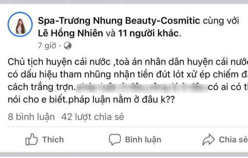 Bị phạt 5 triệu đồng vì đăng Facebook vu khống chủ tịch huyện