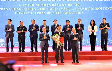 PC Khánh Hòa được UBND tỉnh trao giấy chứng nhận đầu tư 2 dự án