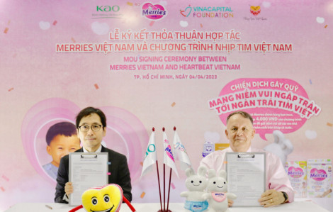 Merries thực hiện chiến dịch gây quỹ mổ tim, tiếp tục sứ mệnh trao niềm vui tới trẻ em Việt