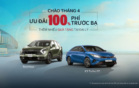 Kia ưu đãi 100% phí trước bạ cùng nhiều ưu đãi hấp dẫn trong tháng 4/2023