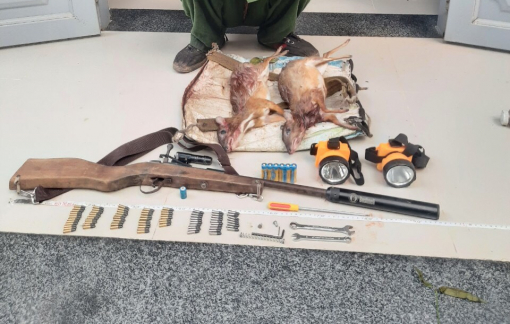 Bắt giữ đối tượng mang súng vào Vườn quốc gia Cát Tiên săn bắt thú rừng