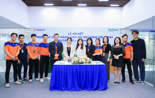 Ngôi nhà Dinh dưỡng Nutifood hợp tác cùng Ahamove nâng cấp dịch vụ mua sắm