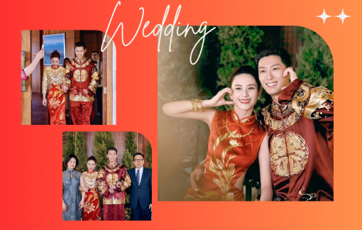 Ảnh đám cưới truyền thống đẹp của Đậu Kiêu và ái nữ trùm sòng bài Macau