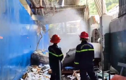 Một người tử vong sau vụ nổ tại phòng chứa các bình khí nén