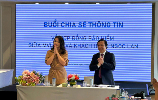Diễn viên Ngọc Lan vẫn duy trì hợp đồng bảo hiểm sau buổi làm việc với MVI Life