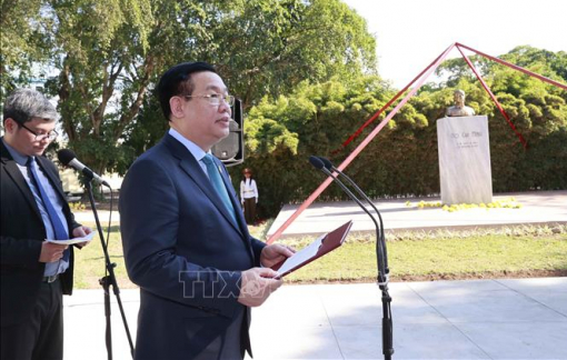 Chủ tịch Quốc hội Vương Đình Huệ dự Lễ đổi tên công viên Hồ Chí Minh tại La Habana
