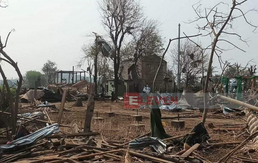 8 người thiệt mạng sau trận lốc xoáy mạnh oanh tạc Myanmar