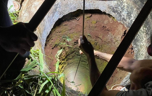 Đi làm rẫy thuê, người phụ nữ bị rơi xuống giếng sâu 18m