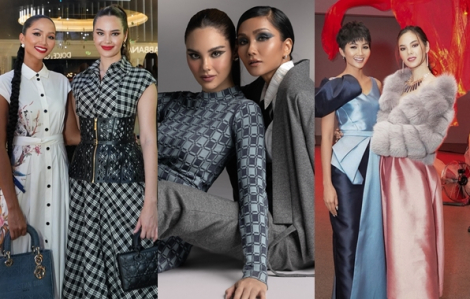 Những lần H'Hen Niê đọ sắc cùng Hoa hậu Hoàn vũ 2018 Catriona Gray