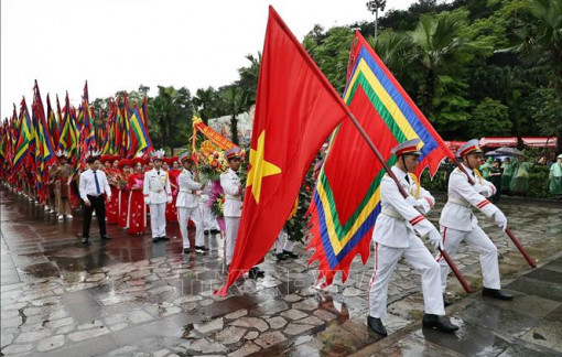 Lễ dâng hương tưởng niệm các Vua Hùng năm 2023