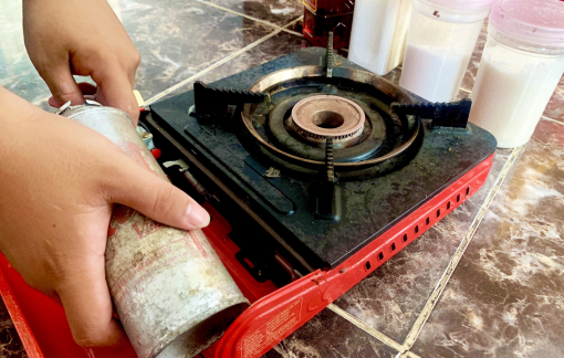Bình gas mini quá đát vẫn len lỏi vào các gia đình