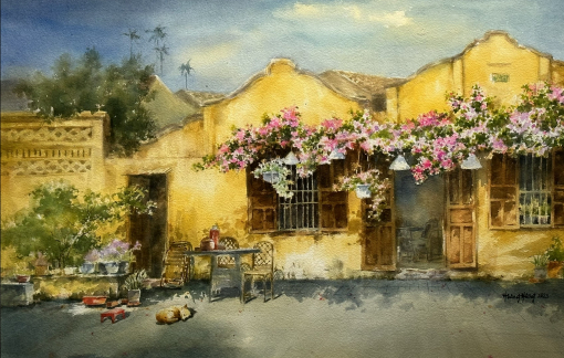 Khám phá Việt Nam qua tranh màu nước