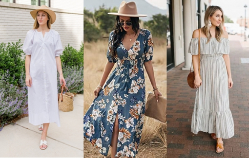 Mùa hè lãng mạn với chiếc đầm maxi