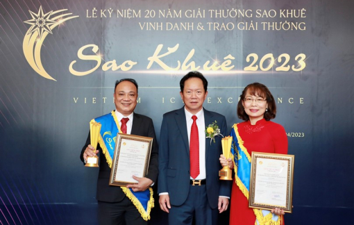 Agribank giành “cú đúp” tại giải thưởng Sao Khuê 2023