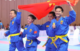 18g30 chiều 9/5, Việt Nam chính thức dẫn đầu bảng tổng sắp huy chương SEA Games 32