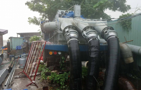 Chấm dứt hợp đồng máy bơm chống ngập đường Nguyễn Hữu Cảnh