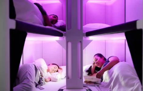 Ra mắt giường ngủ trên máy bay đầu tiên thế giới