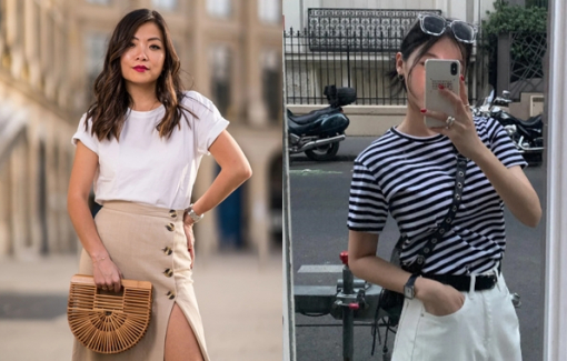Kiểu áo thun thịnh hành nhất mùa hè, cứ mặc là đẹp