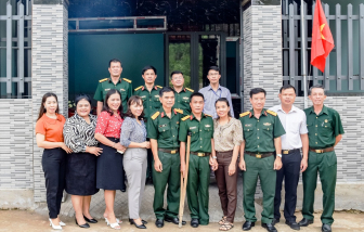 Vedan Việt Nam hỗ trợ sửa chữa nhà cho quân nhân bị thương khi làm nhiệm vụ